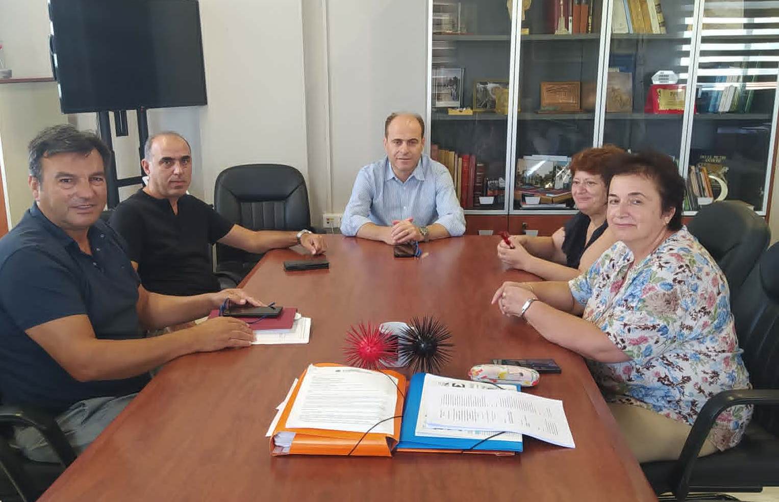 Συνάντηση του Δημάρχου Αρταίων Χριστόφορου Σιαφάκα με τη νέα Διευθύντρια&hellip;